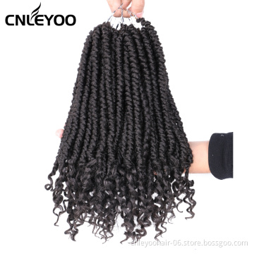 2021Factory Outlet Excellent Quality 12 Inch Black Curly Crochet Braid Headband Wig